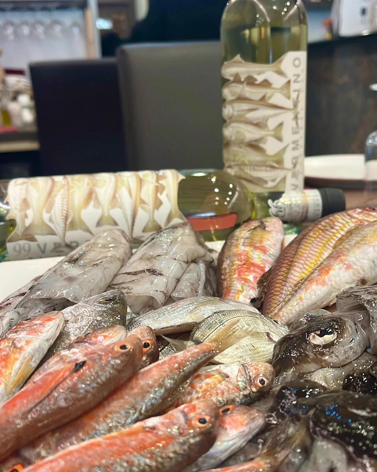 Pesce fresco sul banco di Da Maria